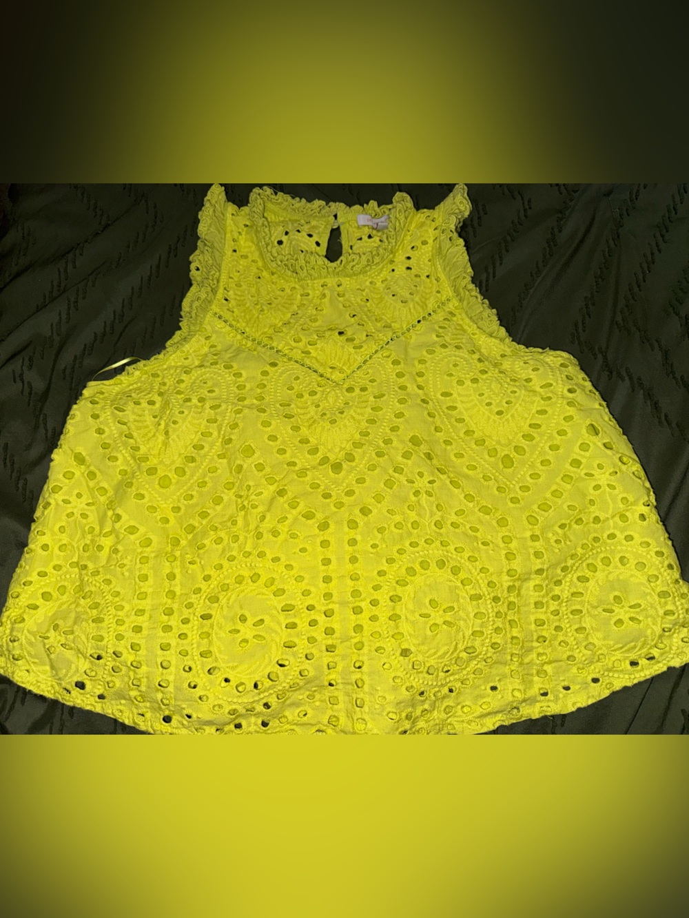 Skies are Blue Eyelet Top
